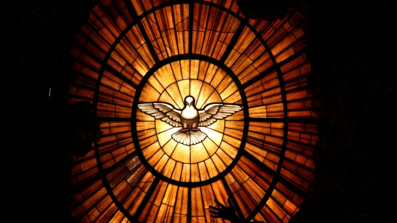 brown stained glass